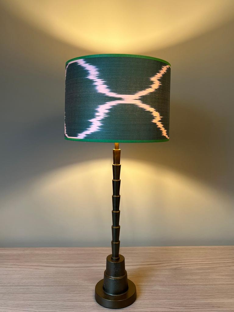 Groene lampenkap - Unieke handgemaakte lampenkap, Huis en Inrichting, Rond, Nieuw, Ophalen of Verzenden, Minder dan 25 cm