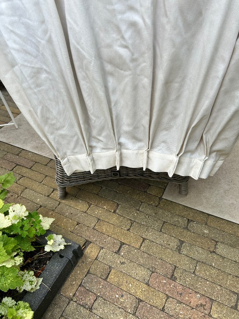 Gordijnen wit ( overgordijnen), Huis en Inrichting, Stoffering | Gordijnen en Lamellen, Ophalen, Wit, 250 cm, 420 cm