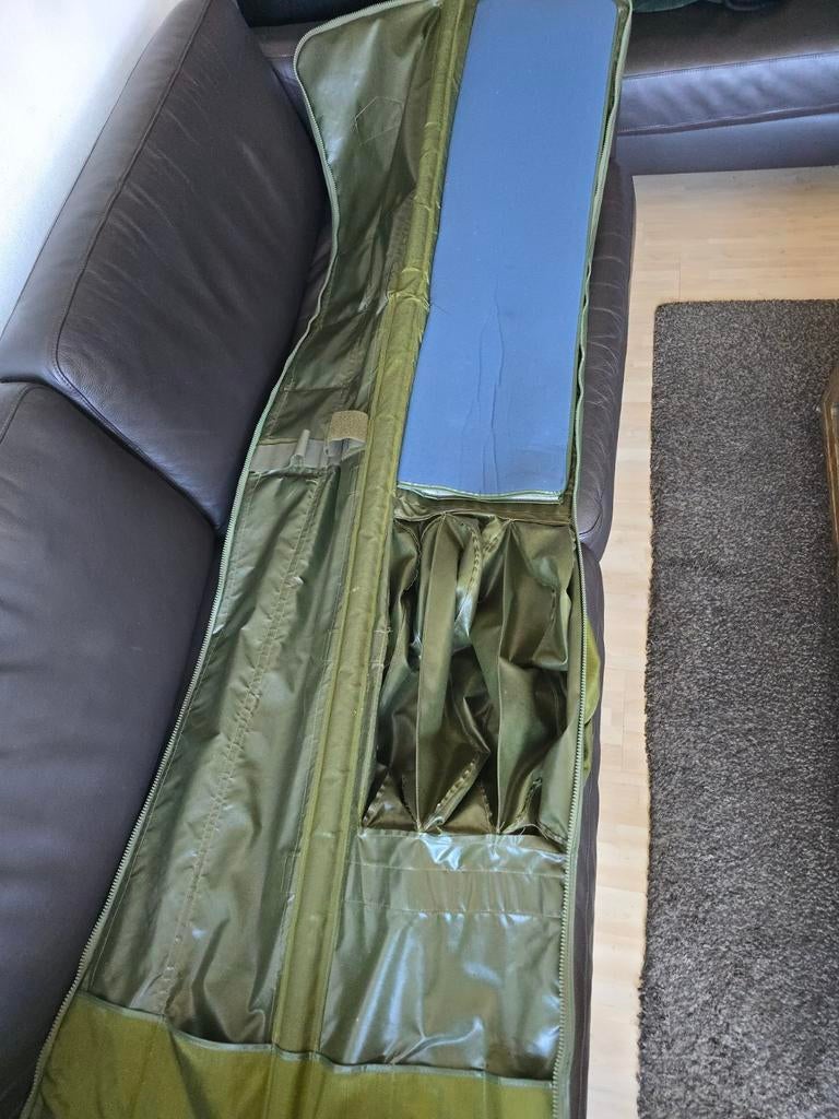 Hunter 12ft foudraal oldschool 360cm karperhengels, Ophalen, Zo goed als nieuw, Overige typen