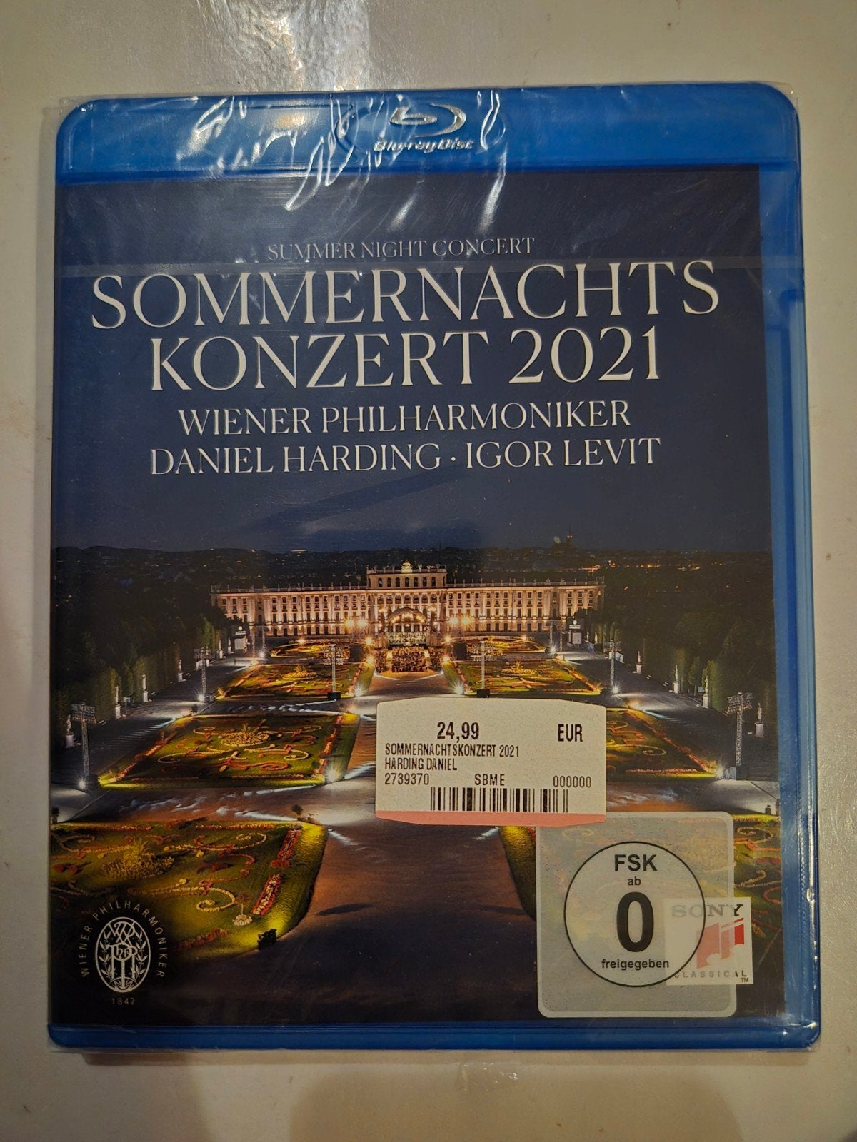 Wiener Philharmoniker - Sommernachts konzert 2021.Bluray dvd, Alle leeftijden, Ophalen of Verzenden, Nieuw in verpakking