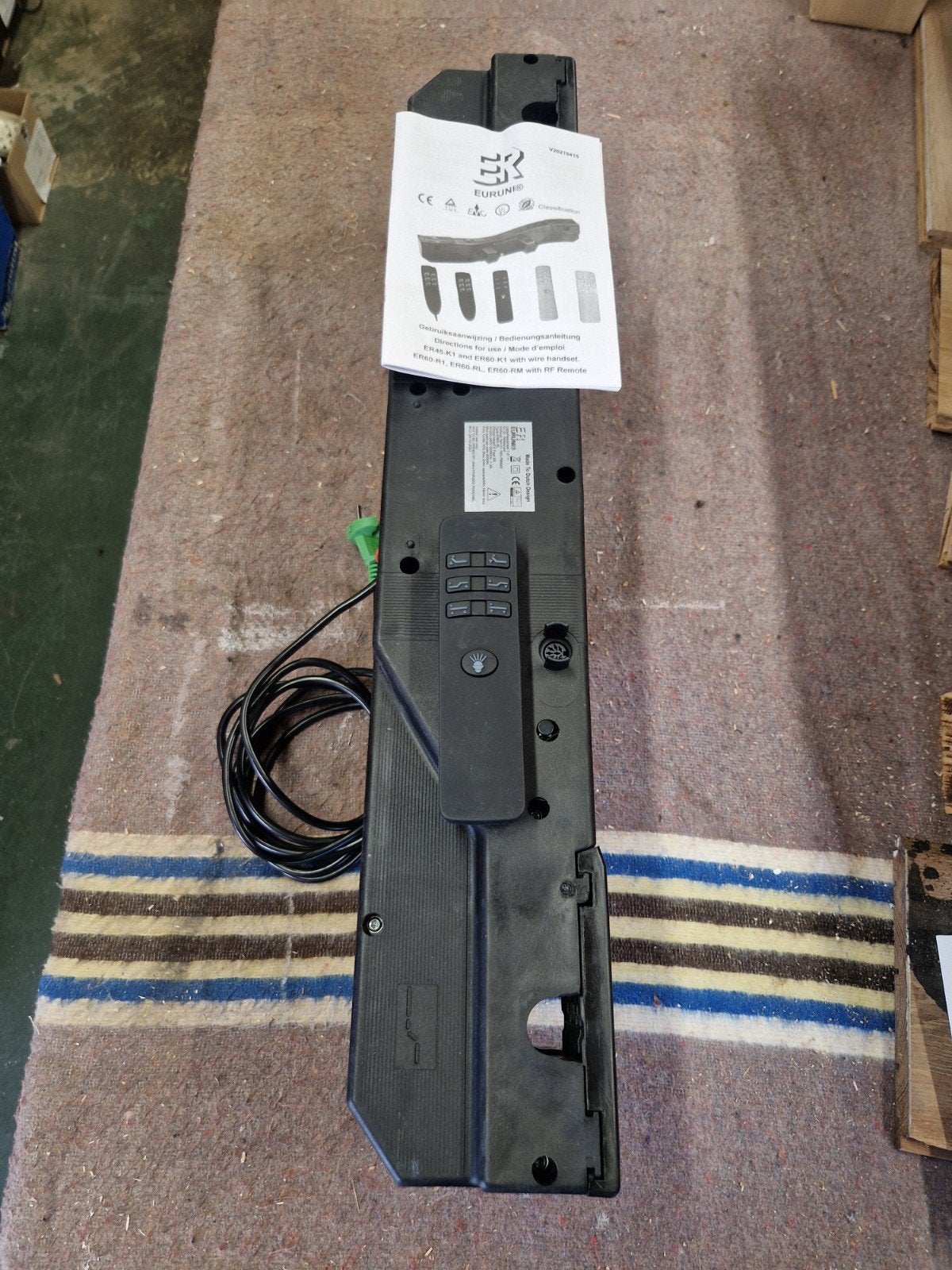 Euruni bedmotor met afstandsbediening, Ophalen of Verzenden, Nieuw, 1200 watt of meer, 70 mm of meer