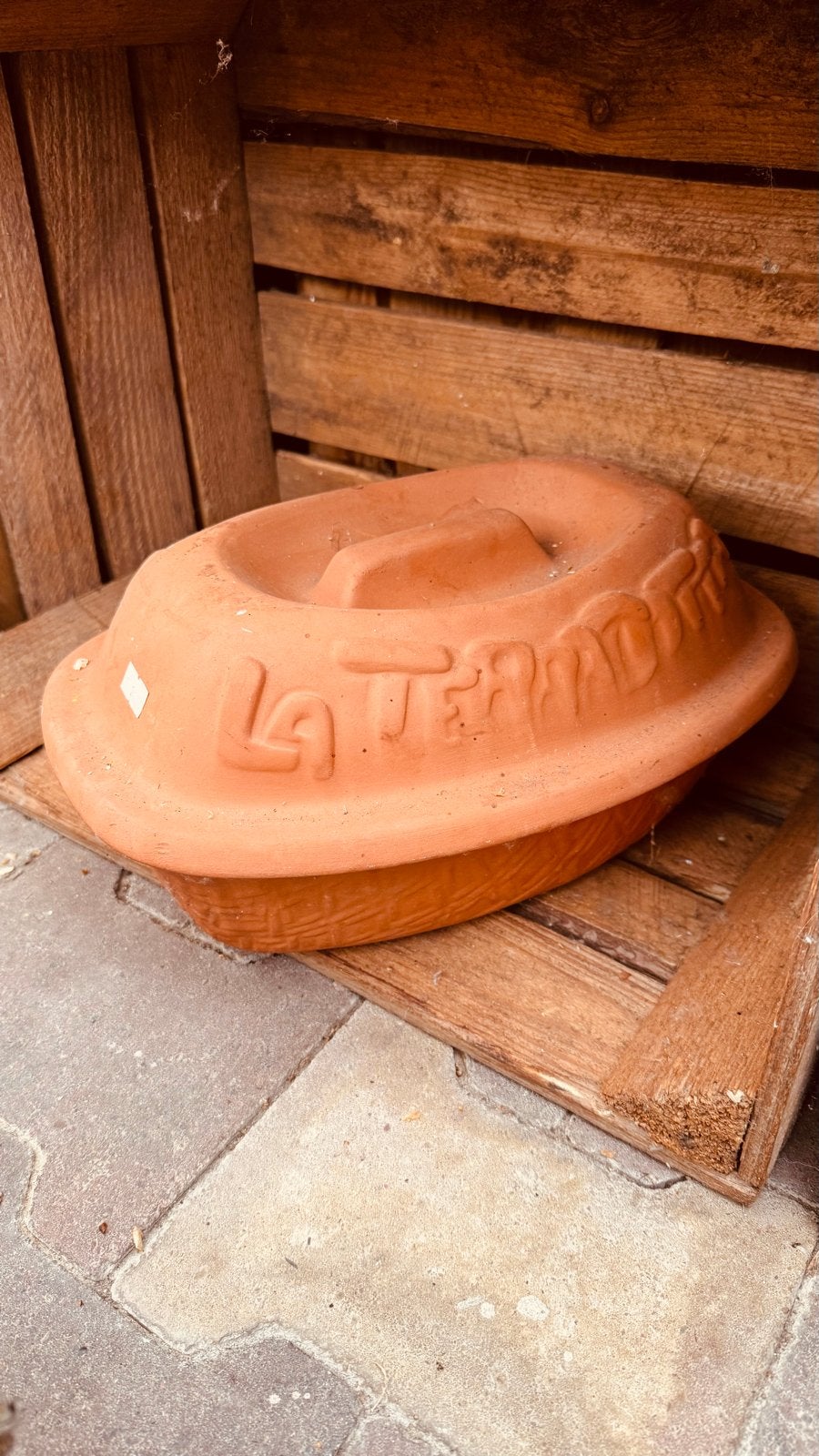 Terracotta Ovenschaal - La Terrona, Ophalen of Verzenden, Steen/keramiek, Bruin, Overige typen