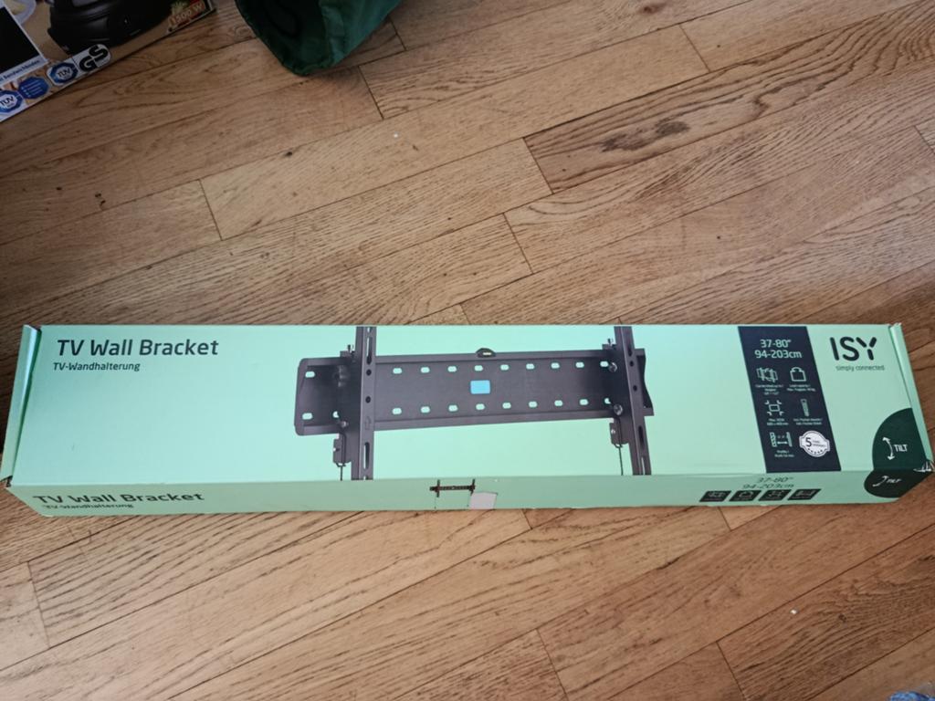 Nieuwe ISY TV Muurbeugel 37-80 inch (94-203cm), Ophalen, Nieuw