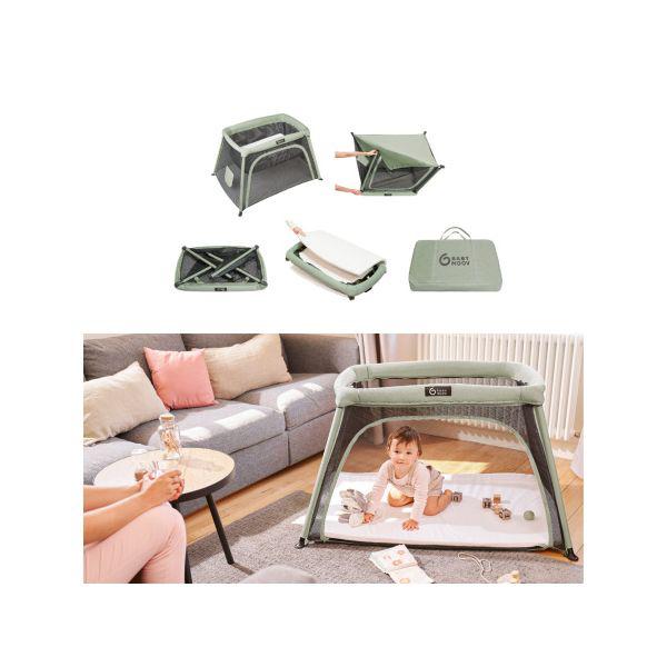Babymoov campingbed Moow 3 in 1 Comfy splinter nieuw met bon, Ophalen, Nieuw, Overige vormen, In hoogte verstelbaar
