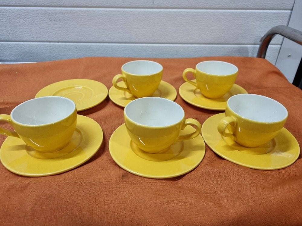 kop en schotels italy 5 x kop en 6x schotel, Ophalen of Verzenden, 'T Olde Gre-j, Info@toldegrej.nl, Endepoelstraat 20f Didam