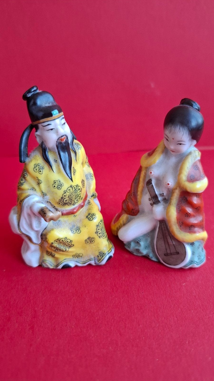 antiek 2 X Chinezen parfumflesjes, Verzamelen, Verzenden, Gebruikt, Parfumfles