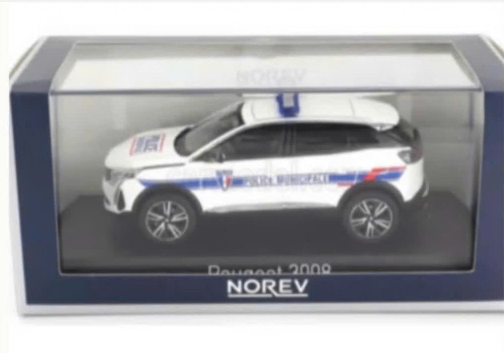 Peugeot 3008 2023 Police Municipale 1:43 NOREV Ref. 473948, Verzenden, Nieuw, Auto, Norev