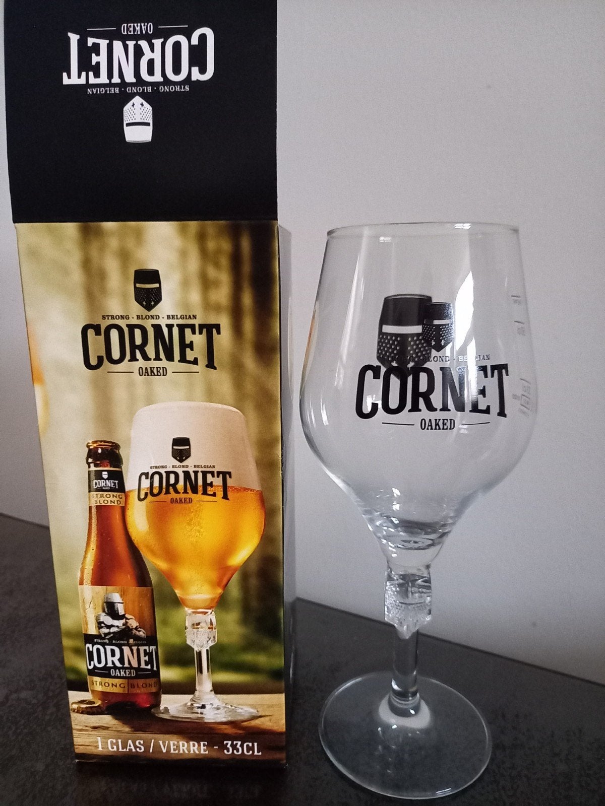 Bierglas Cornet Oaked  - Nieuw in doos!, Ophalen of Verzenden, Nieuw