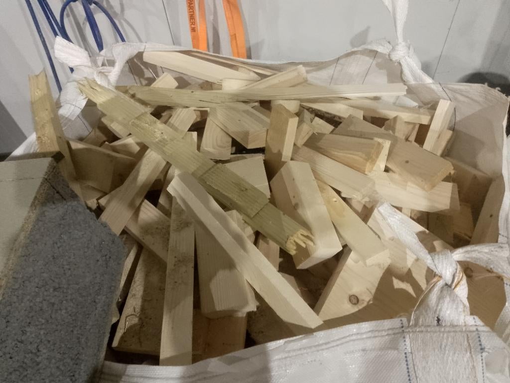 droog hout, Ophalen, 50 mm of meer, Pallet, Minder dan 200 cm