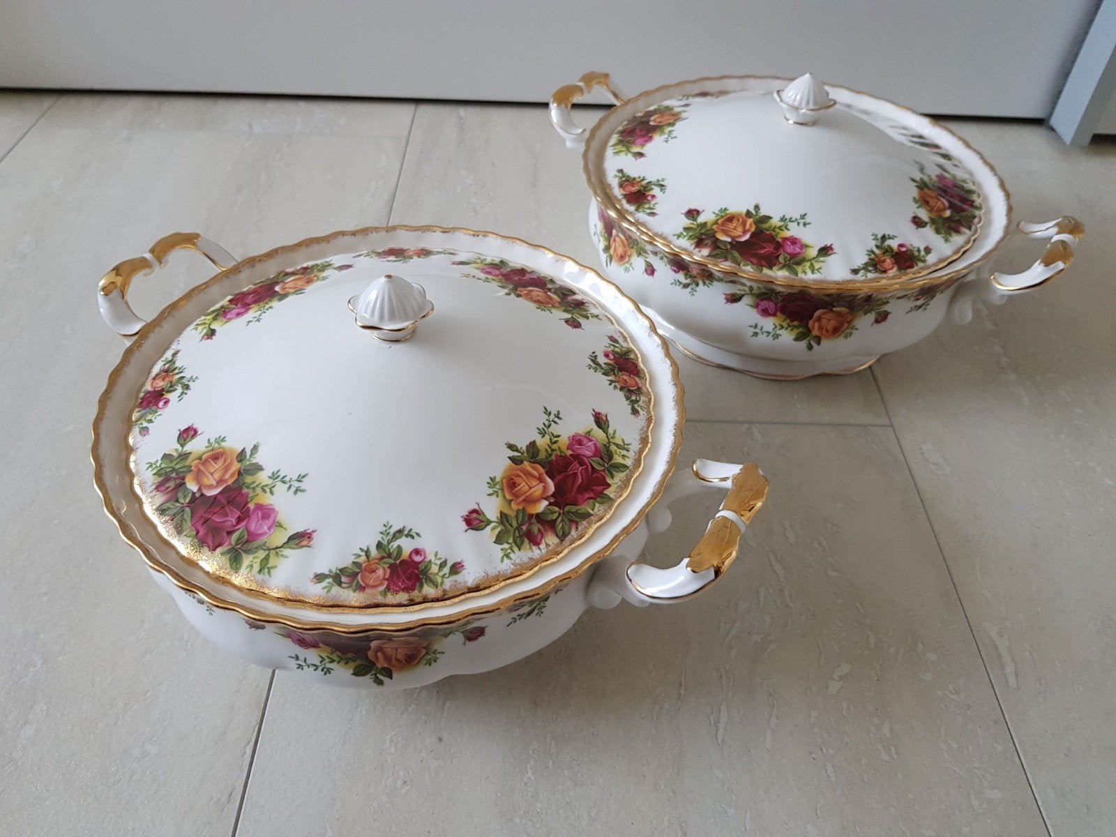 Royal Albert Old Country Roses dekschaal Dekschalen, Ophalen of Verzenden