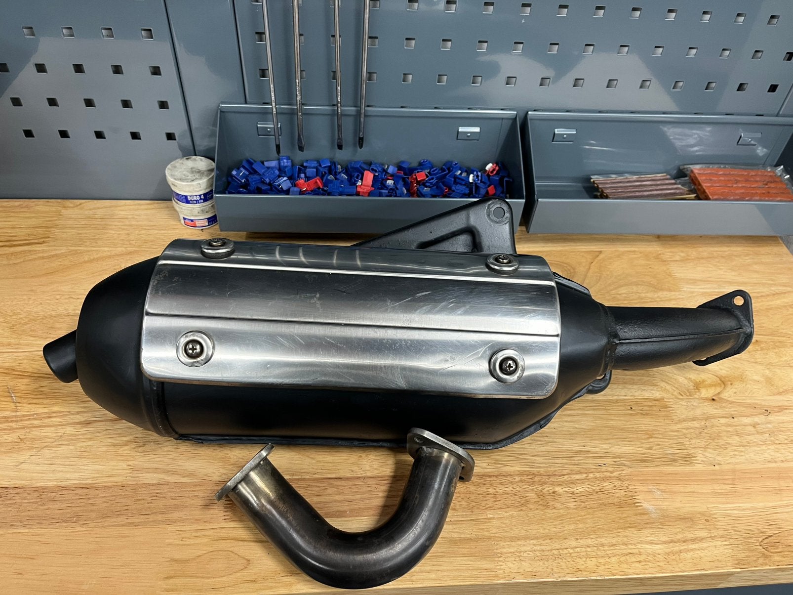 Tekoop gilera runner 180cc 125cc uitlaat smo6 piaggio, Motoren, Ophalen of Verzenden