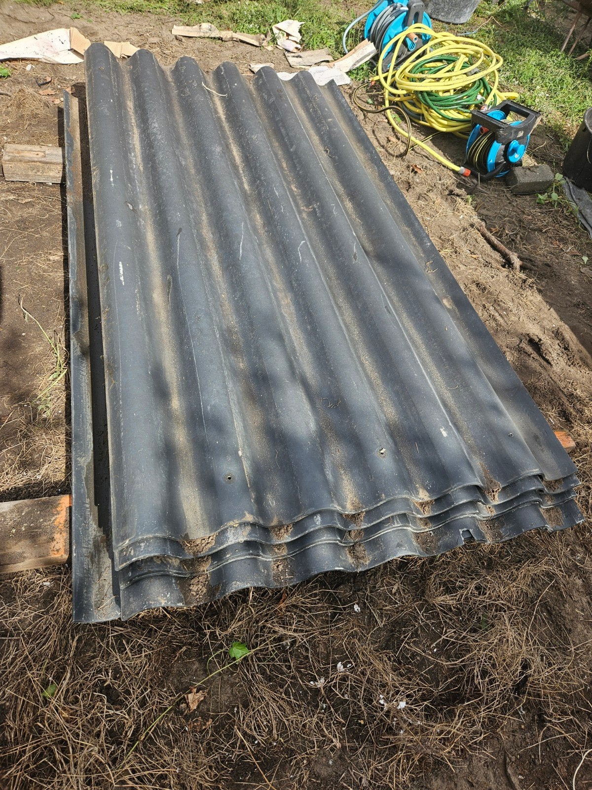 golfplaten, Ophalen, Zwart, 15 m² of meer, Golfplaat