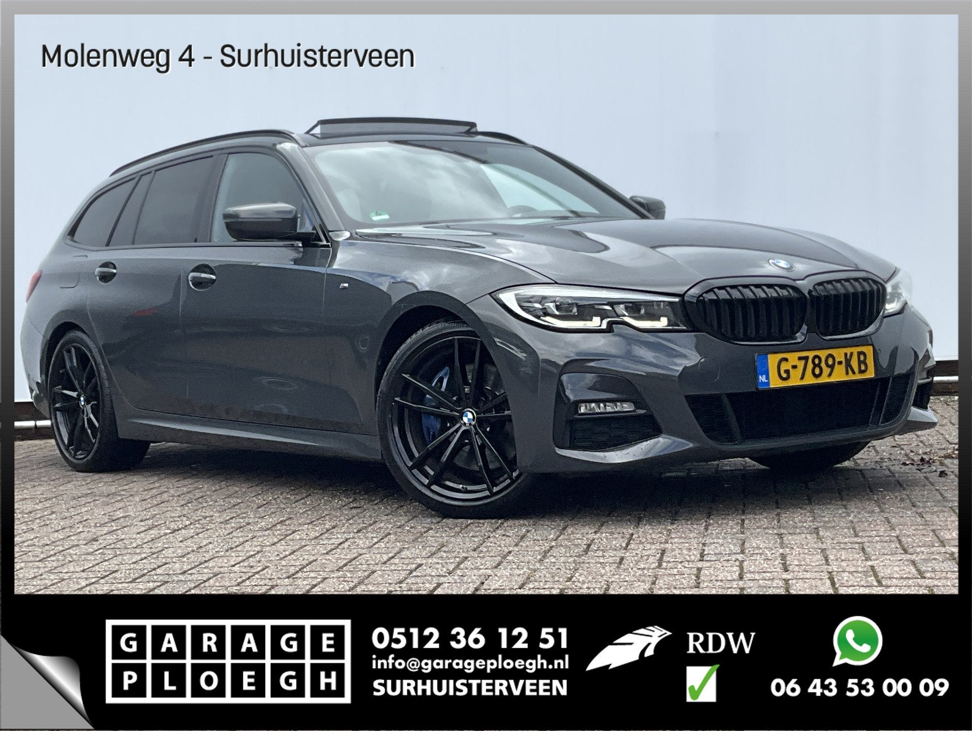 BMW 3 Serie Touring 330i M-Sport High Executive Edition Pano, Auto's, Automaat, Achterwielaandrijving, Gebruikt, Euro 6