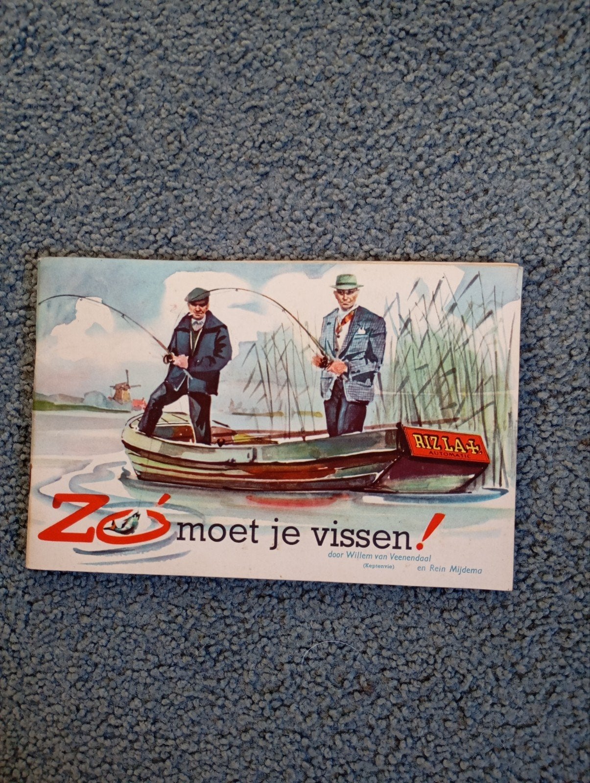 Vintage Rizla + Zo moet je vissen Boekje plaatjes, Ophalen of Verzenden, Overige typen
