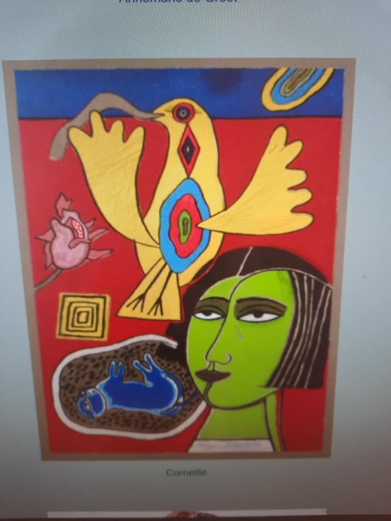 Corneille kleuren litho 1996, Ophalen of Verzenden