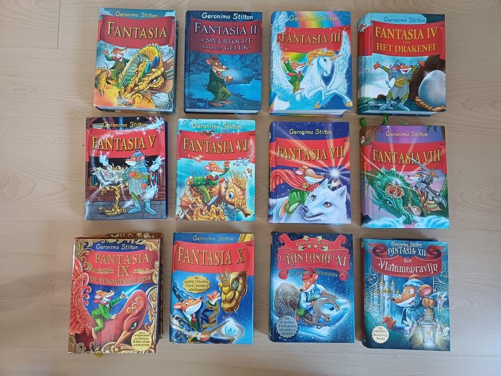 Fantasia Geronimo Stilton deel 1 t/m 12, Ophalen of Verzenden, Zo goed als nieuw