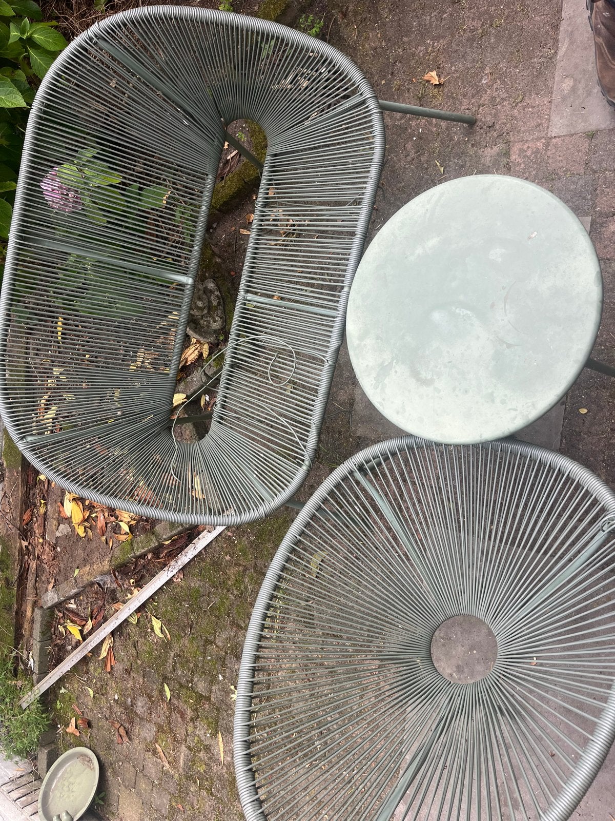 Tuinsetje Leenbakker - Gratis af te halen, Kunststof, Gebruikt, Stoel, Tuinset