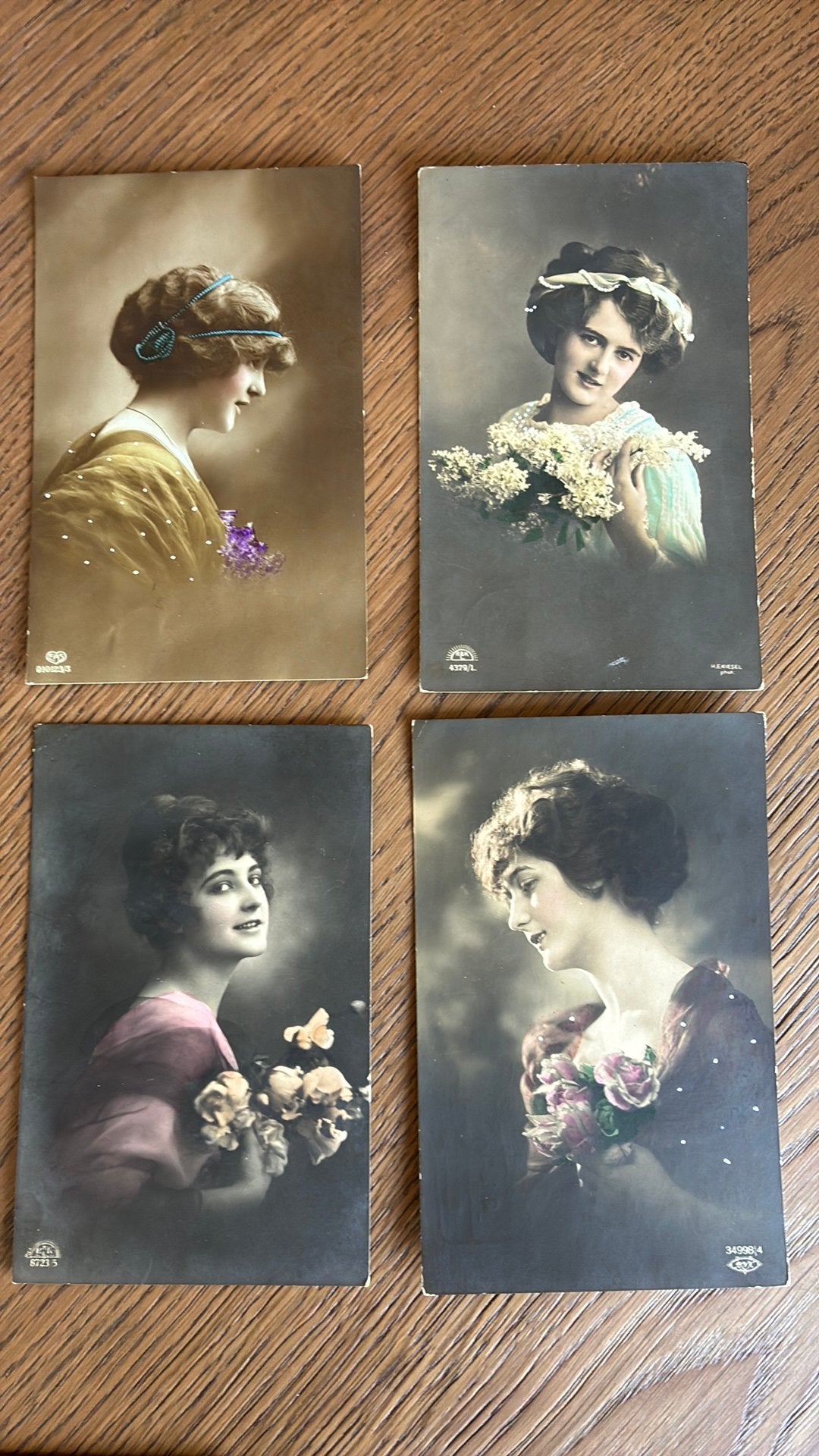 8 fotoportretkaarten vrouw., Ophalen of Verzenden, Voor 1920, Overige thema's