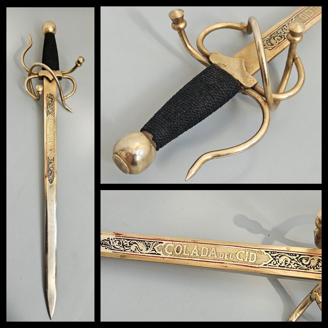 Toledo, Spanje. replica Colada del cid, Rapier, Antiek en Kunst, Ophalen of Verzenden