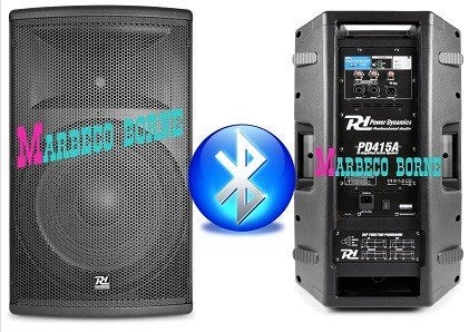 Actieve Luidspreker 15" speaker, Bluetooth, Bi-ampl, PD415A, Overige typen, 150 watt of meer, Overige merken, Power Dynamics