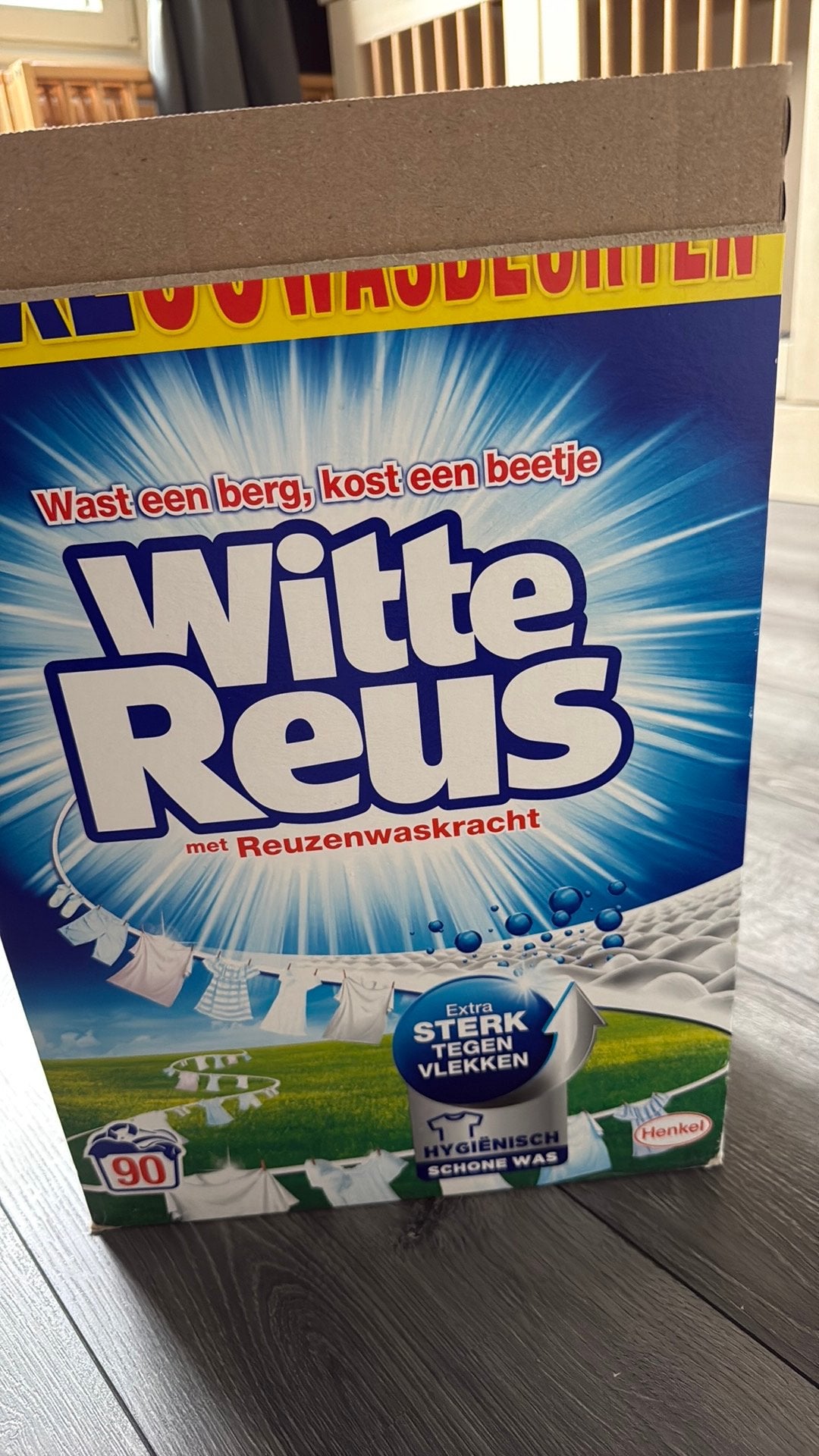 Wasmiddel wil, Ophalen