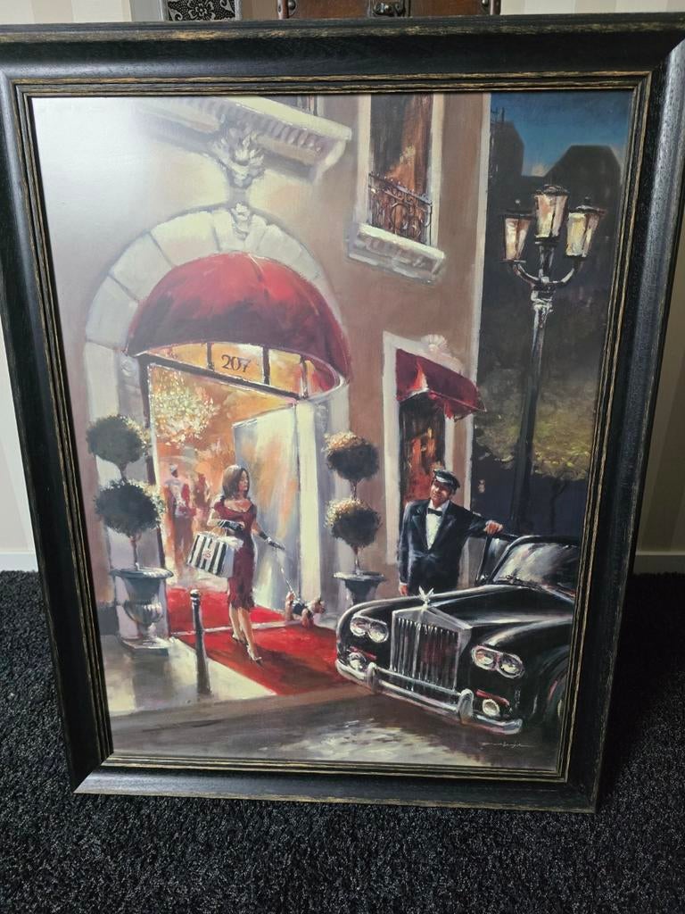 Te koop schilderij 70 x 90, Ophalen of Verzenden