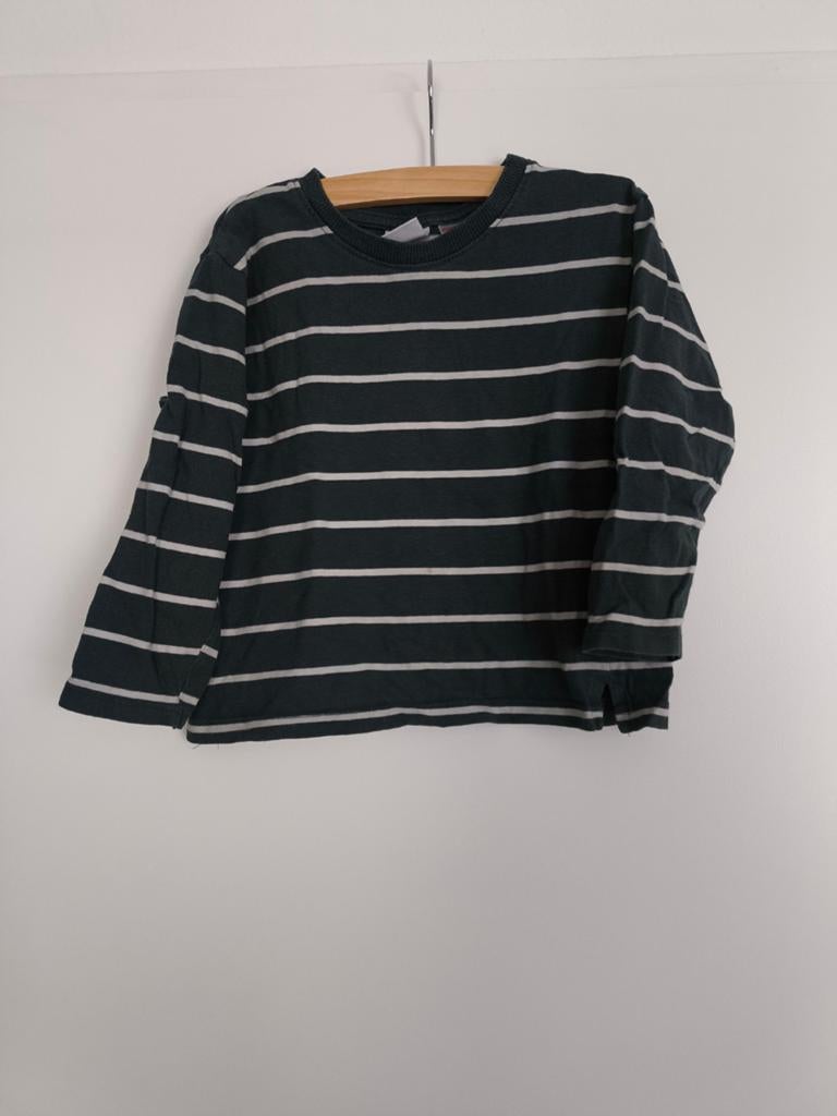 Groen gestreepte trui maat 104 Zara, Gebruikt, Jongen of Meisje, Trui of Vest, Ophalen of Verzenden