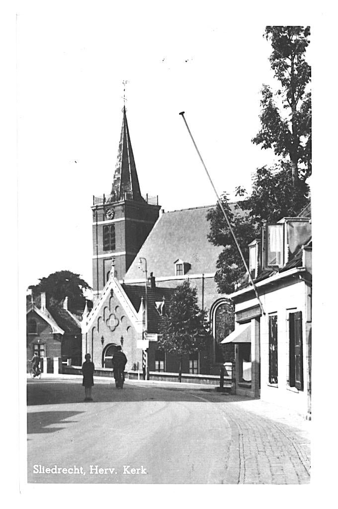 950774 Sliedrecht ZH 1949 Ned Herv Kerk  onbeschreven, Ophalen of Verzenden, 1940 tot 1960, Ongelopen, Zuid-Holland