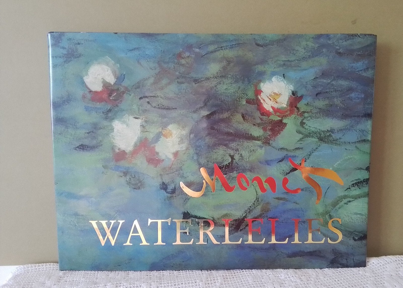 Fraai kunstboek Monet Waterlelies - Bijzondere afmetingen, Boeken, Ophalen of Verzenden