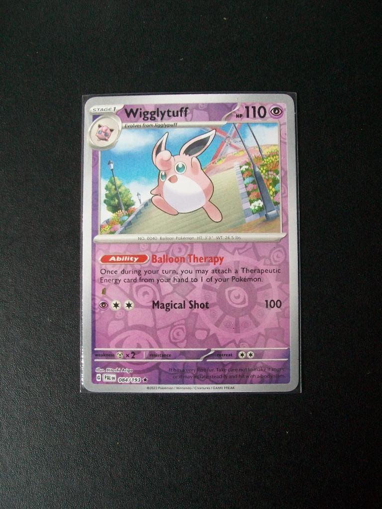 1956. Nieuwe Pokemon Kaart holofoil WIGGLYTUFF HP110 084/193, Verzenden, Nieuw, Losse kaart, Foil