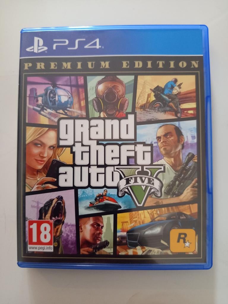 Gta V premium edition ps4, Spelcomputers en Games, Games | Sony PlayStation 4, Avontuur en Actie, Vanaf 18 jaar, Verzenden, 1 speler