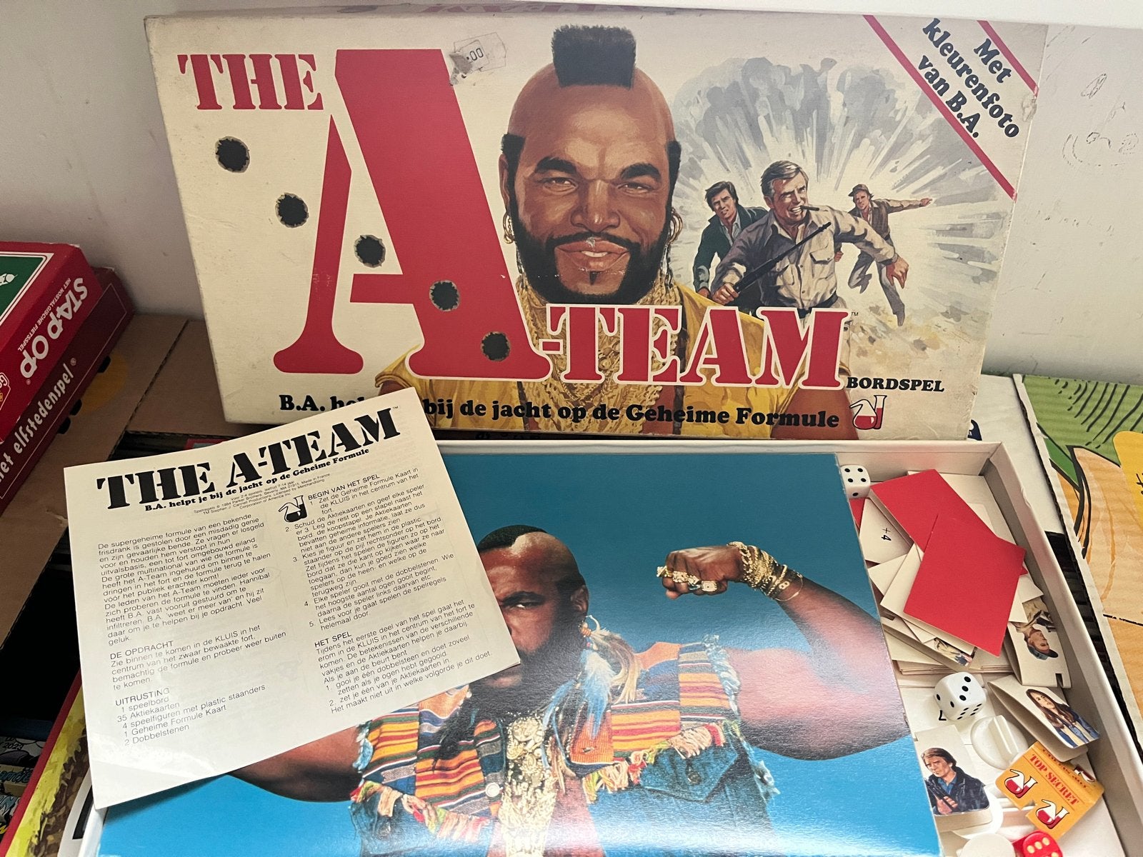 The A-Team Bordspel - B.A. helpt je bij de jacht, Drie of vier spelers, Ophalen of Verzenden, Gebruikt