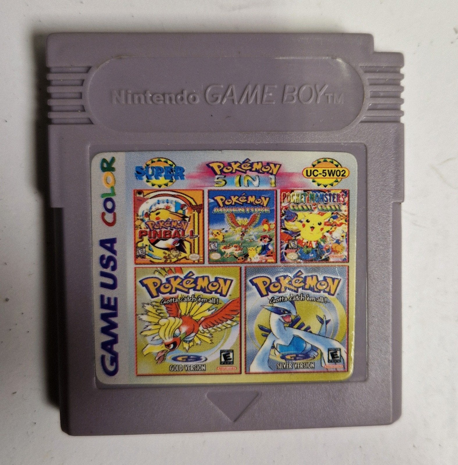 5 pokemon games in 1 , pokemon gold, silver, pinball ed., Ophalen of Verzenden, Gebruikt