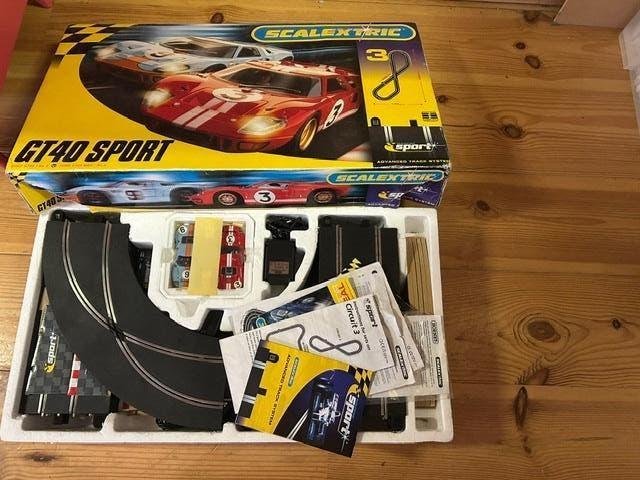 scalextric GT 40 SPORT, Kinderen en Baby's, Speelgoed | Racebanen, Racebaan, Zelf te bouwen, Zo goed als nieuw, Elektrisch