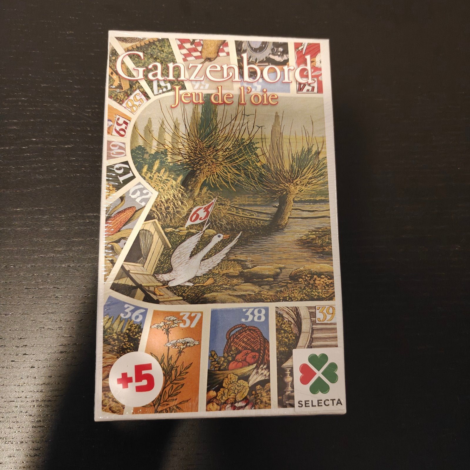 Ganzenbord - Selecta - Nieuw in folie, Drie of vier spelers, Ophalen of Verzenden, Nieuw, Selecta
