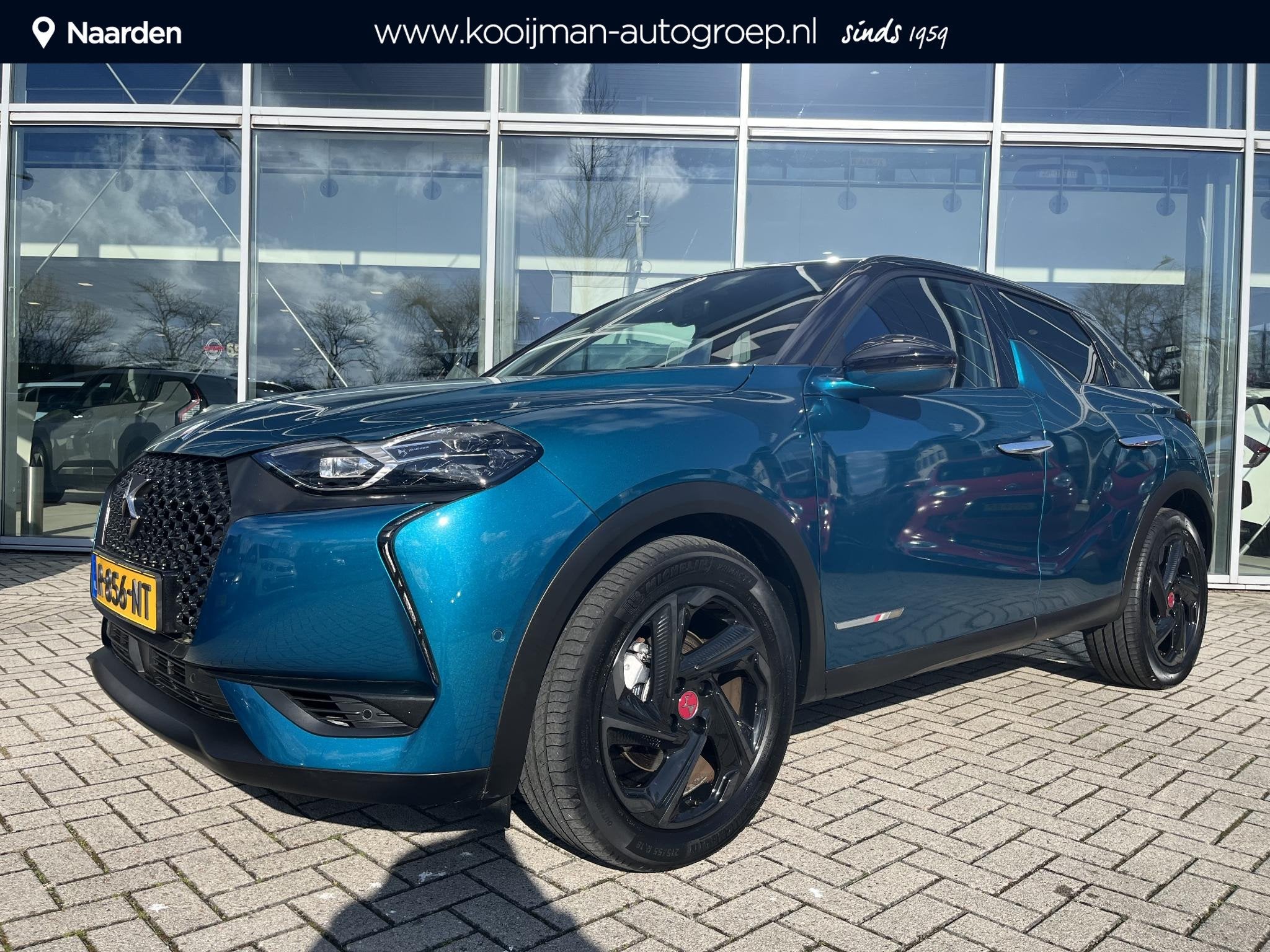DS 3 Crossback E-Tense Performance Line+ 50 kWh Lmv|Nav| Sto, Auto's, 136 pk, Gebruikt, Blauw, Alcantara