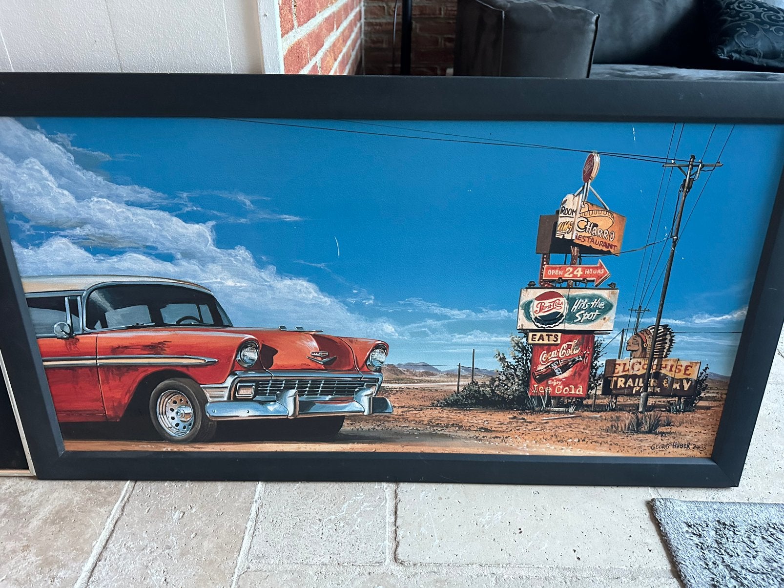 2 grafiek ( PEPSI & ELVIS ), Ophalen of Verzenden, Zo goed als nieuw, Minder dan 50 cm, Schilderij