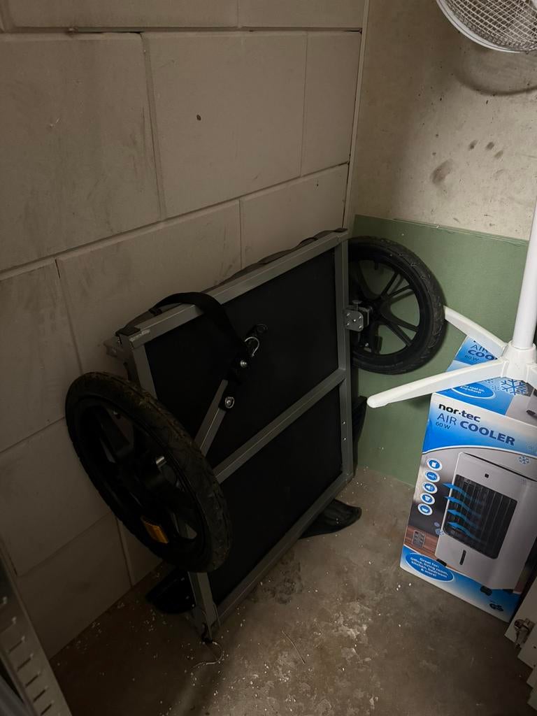 Honden fietskar, Ophalen, Opvouwbaar, 60 tot 80 kg, Zo goed als nieuw