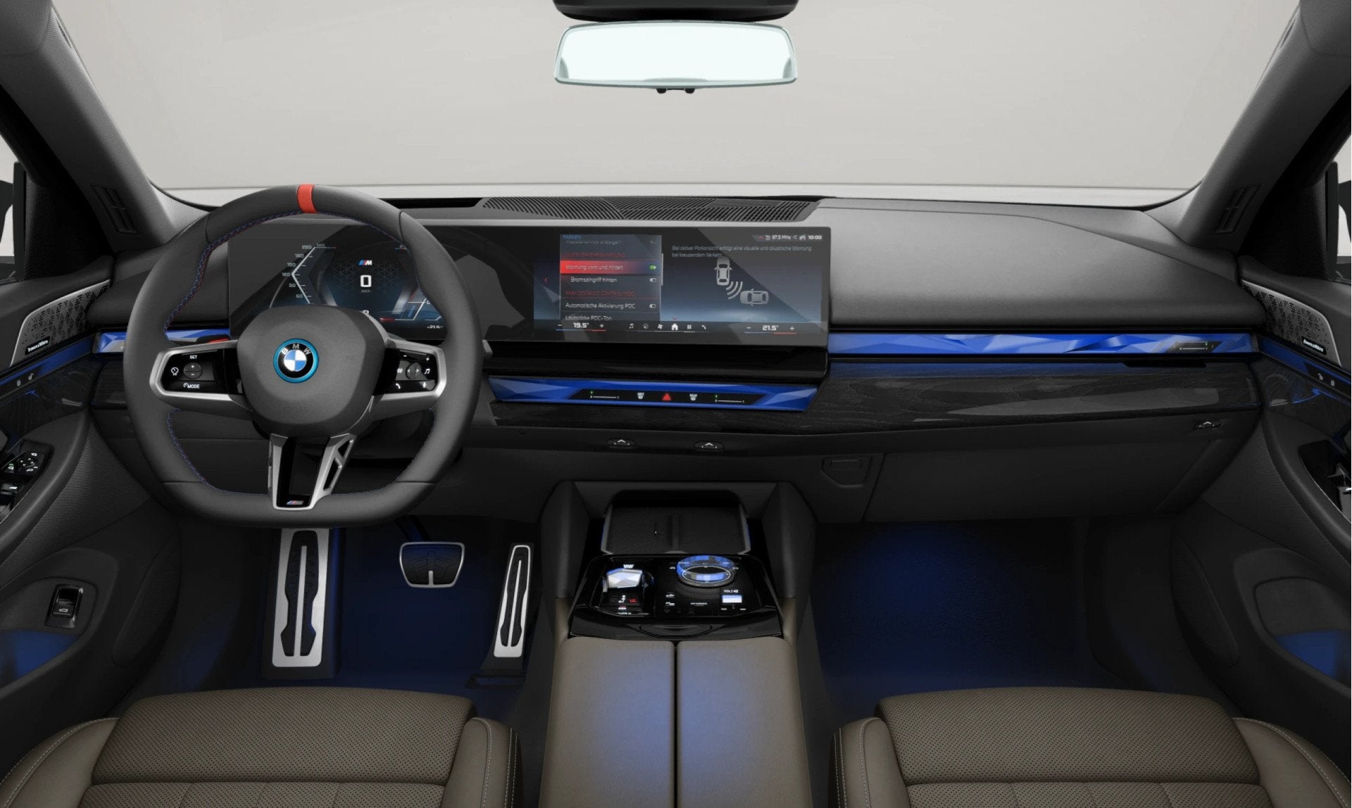 BMW i5 M60 xDrive - M-Sport Pro - Pano - Bowers & Wilkins -, Auto's, 514 km, Gebruikt, Blauw, Skiluik