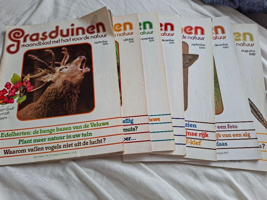 7 x Grasduinen, Boeken, Ophalen of Verzenden, Overige typen