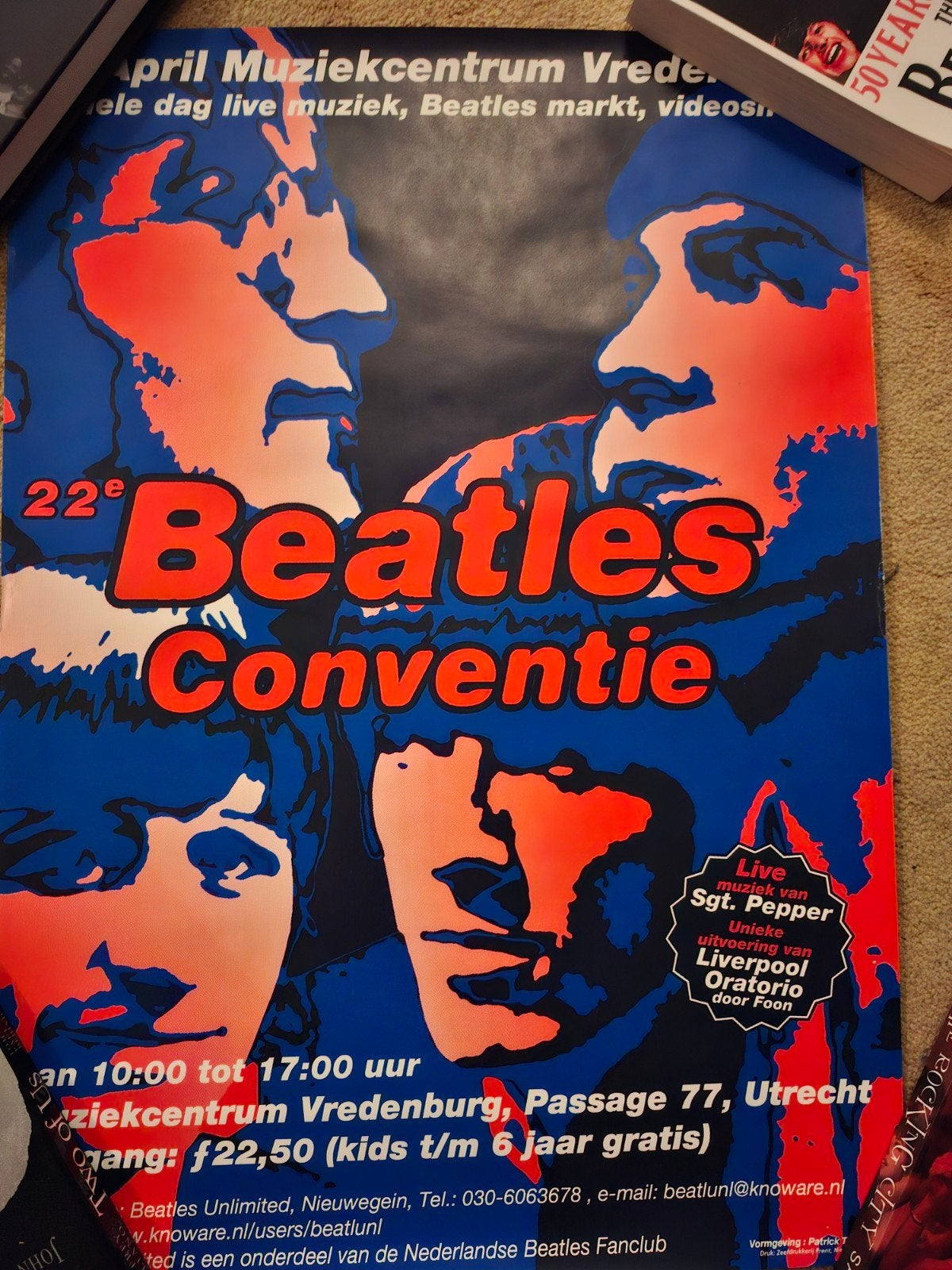 Diverse Beatles Posters en Memorabilia Collectie, Ophalen of Verzenden, Gebruikt, Poster, Artwork of Schilderij