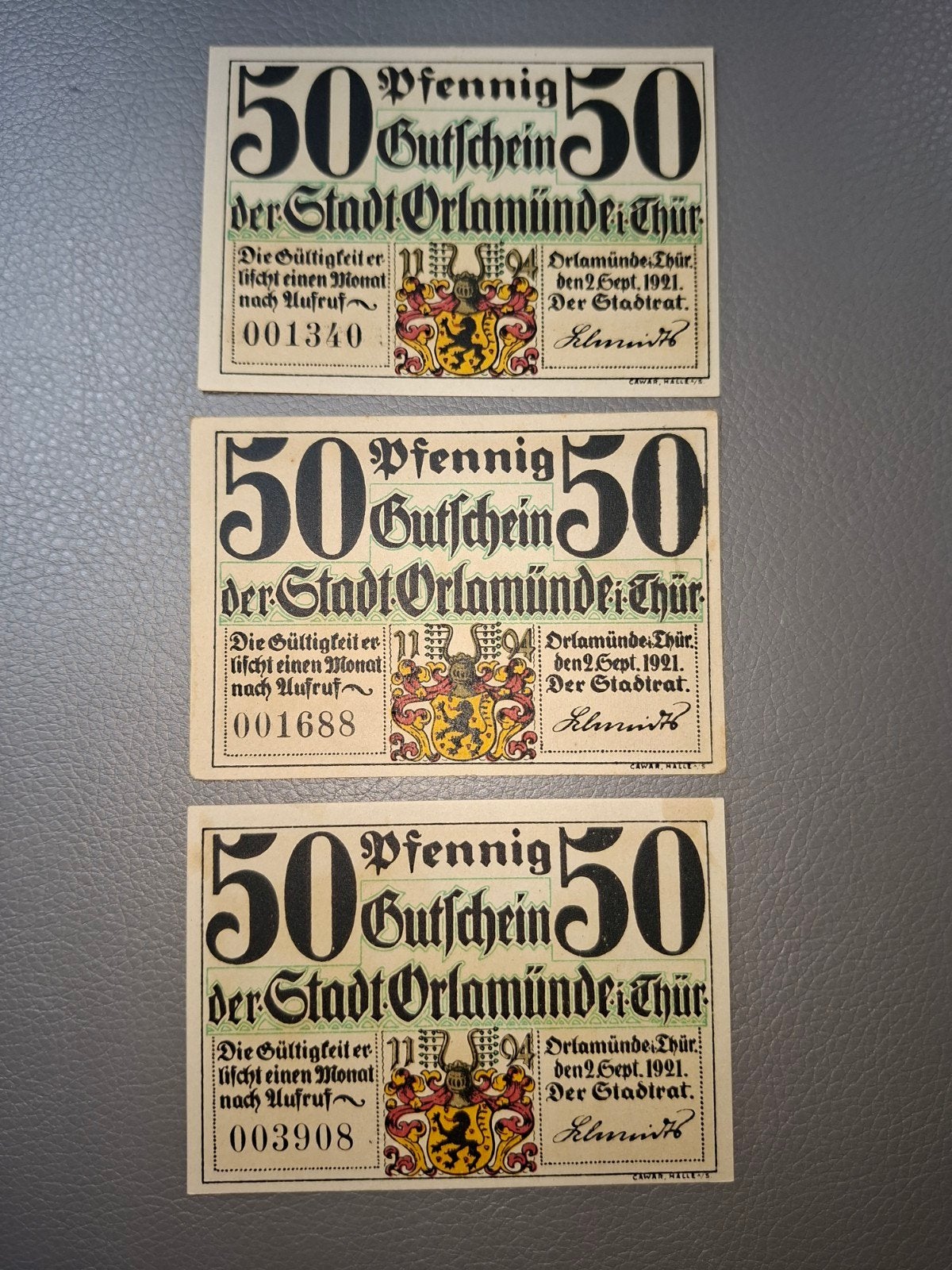 Duits Notgeld Orlamünde Noodgeld, Postzegels en Munten, Bankbiljetten | Europa | Niet-Eurobiljetten, Ophalen of Verzenden, Duitsland