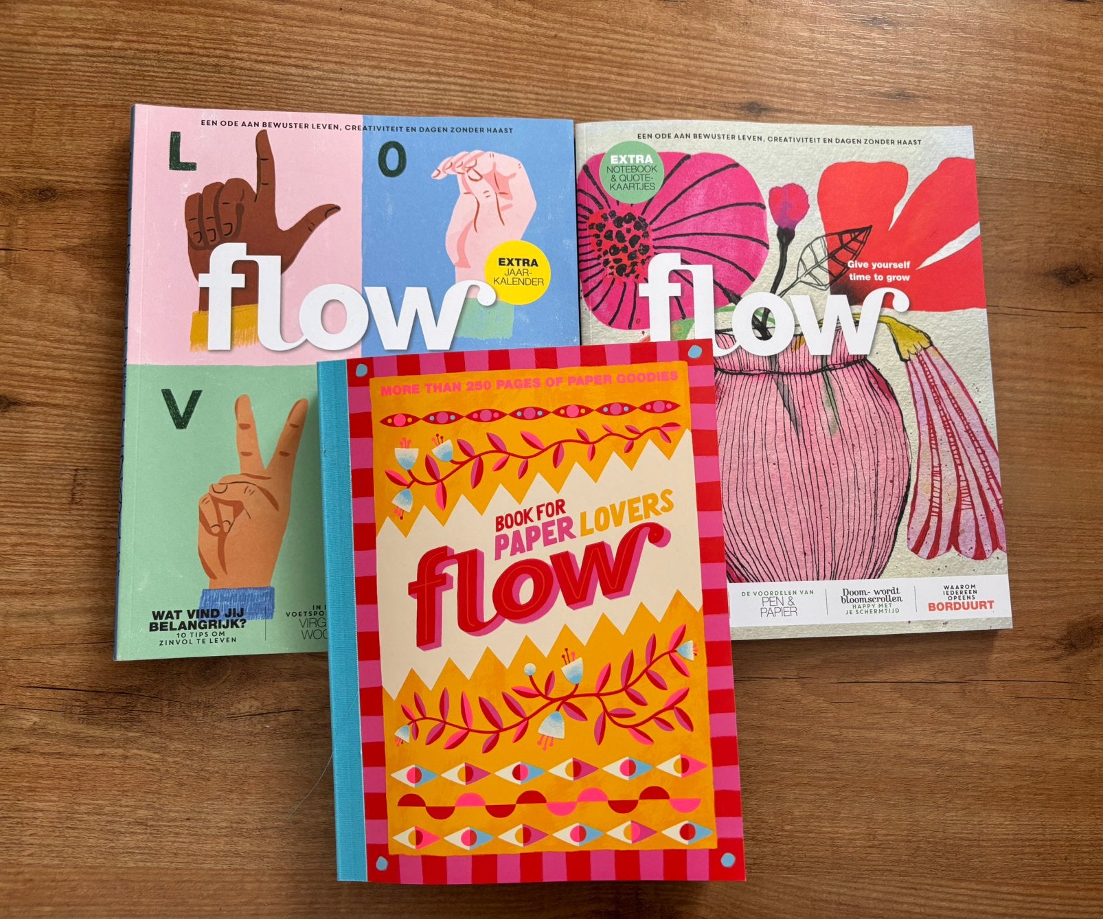 Flow book for paper lovers + losse nummers, Boeken, Verzenden, Nieuw, Lichaam en Geest
