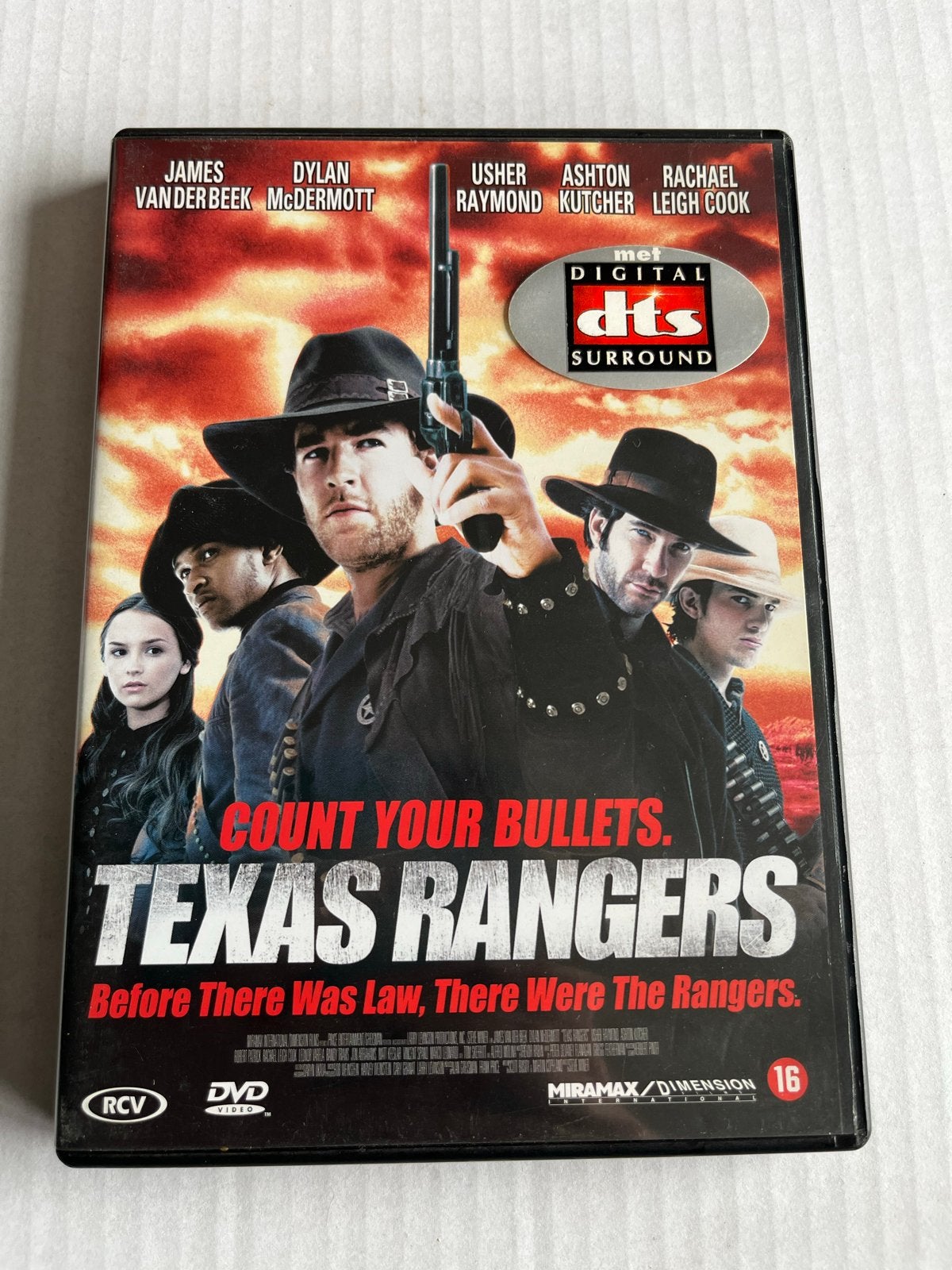 Texas Rangers DVD, Vanaf 16 jaar, Ophalen of Verzenden, Gebruikt, Actiethriller
