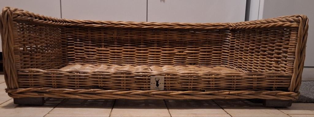 Boony grote  hondenmand  105 x 80 x 34 cm .Izgst., Ophalen, Zo goed als nieuw, Riet
