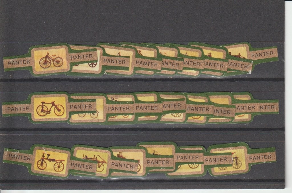 reeks 363  fietsen  1-22   sigarenbanden, Ophalen of Verzenden, Zo goed als nieuw, Sigarenbandjes