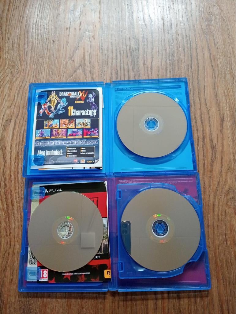 PS4 Games: Red Dead Redemption 2 & Dragon Ball Xenoverse, Spelcomputers en Games, Games | Sony PlayStation 4, Zo goed als nieuw