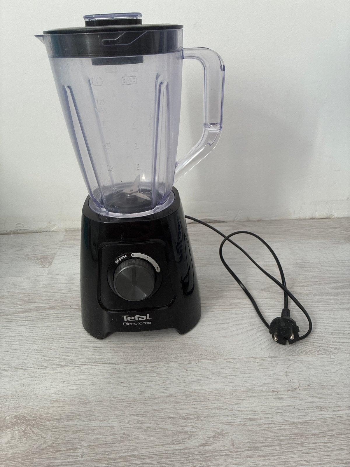 Tefal Blendforce Blender - Zwart, Goede Staat, Ophalen of Verzenden, Zo goed als nieuw, Blender