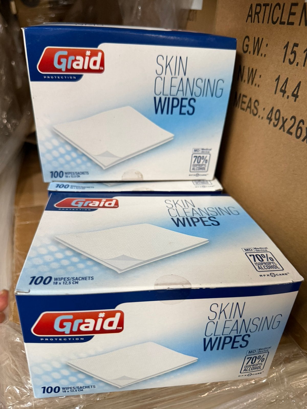4570x doos Skin cleansing wipes, Diversen, Ophalen, Nieuw