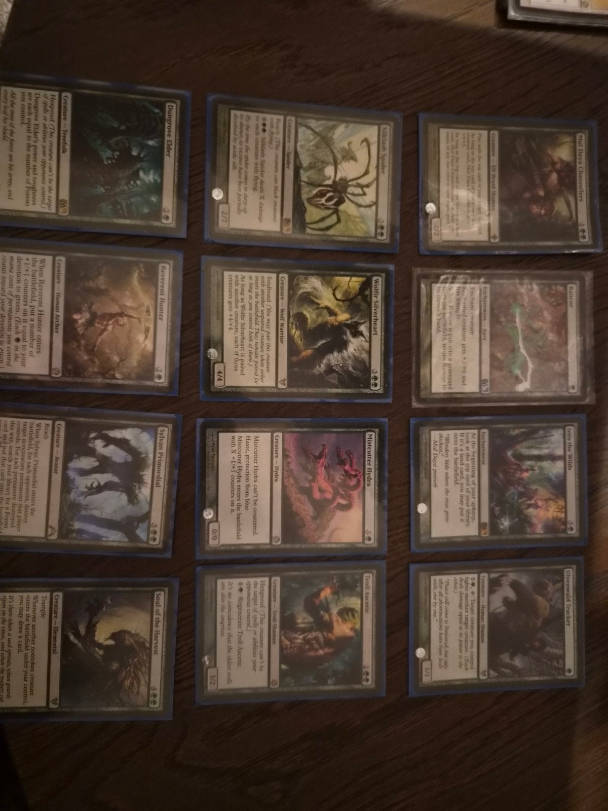 Magic the gathering groen, Ophalen of Verzenden, Zo goed als nieuw